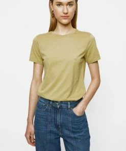 Jigsaw Green Supima Cotton Crew Neck T-Shirt -Jigsaw Sales Shop unnamed file 100