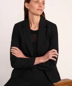 Jigsaw Paris Black One Button Jacket -Jigsaw Sales Shop unnamed file 1001