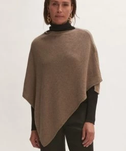 Jigsaw Brown Wool Cashmere Open Poncho -Jigsaw Sales Shop unnamed file 1018