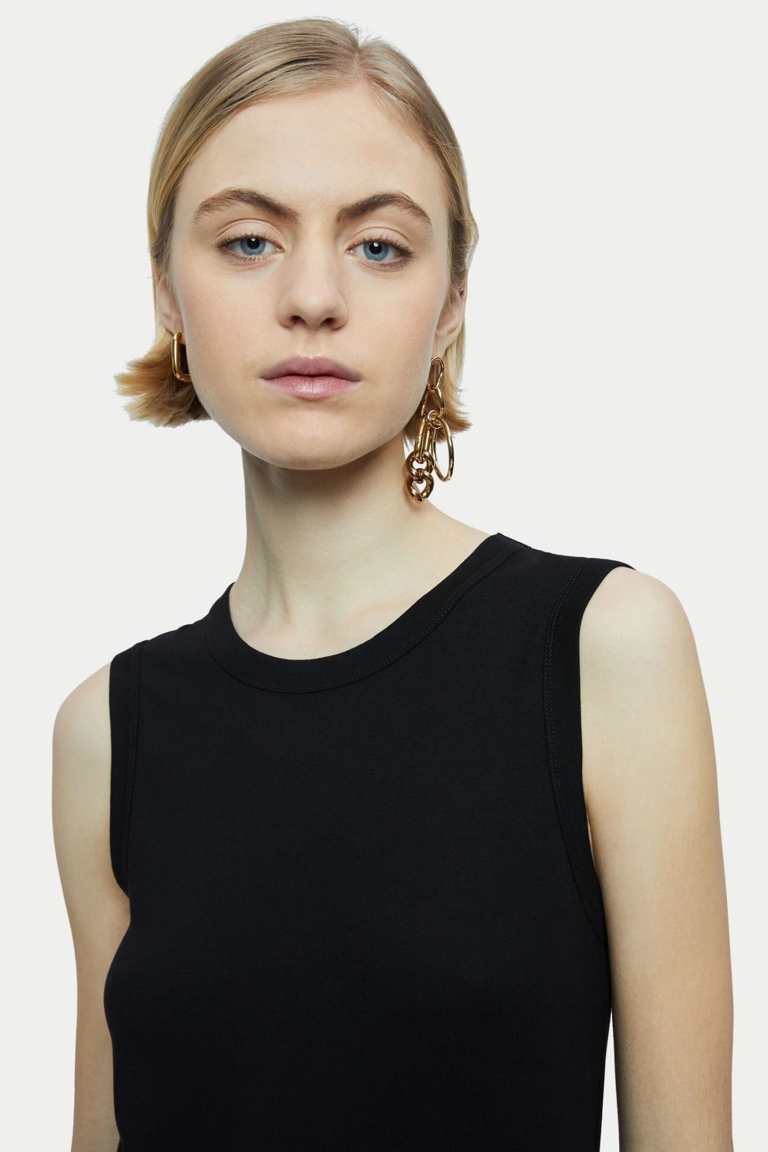 Jigsaw Sleeveless Slinky T-Shirt 4 Jigsaw Sleeveless Slinky T-Shirt - Image 4