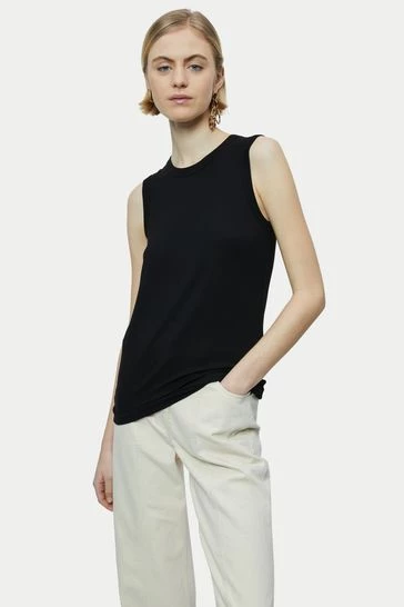 Jigsaw Sleeveless Slinky T-Shirt 5 Jigsaw Sleeveless Slinky T-Shirt - Image 5