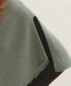 Jigsaw Green Wool Cashmere Open Poncho -Jigsaw Sales Shop unnamed file 1033 scaled