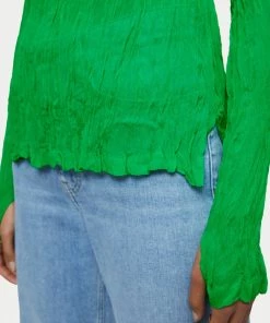 Jigsaw Green Viscose Crinkled Top -Jigsaw Sales Shop unnamed file 104 scaled