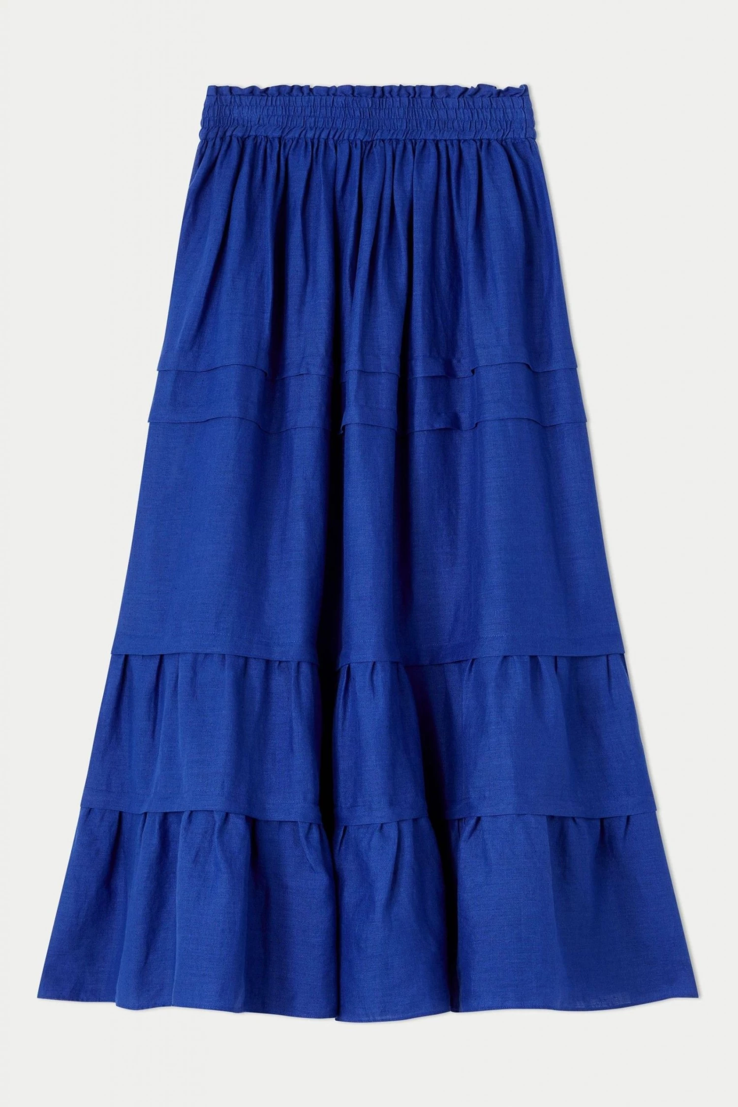 Jigsaw Blue Light Linen Skirt 6 Jigsaw Blue Light Linen Skirt - Image 6