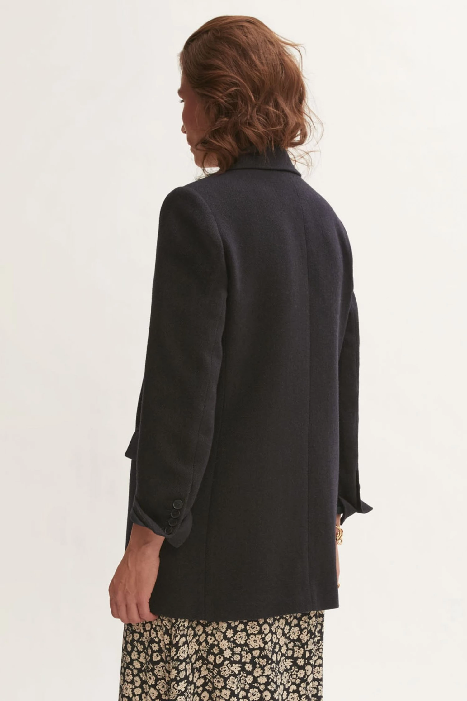 Jigsaw Black Relaxed Herringbone Blazer 3 Jigsaw Black Relaxed Herringbone Blazer - Image 3