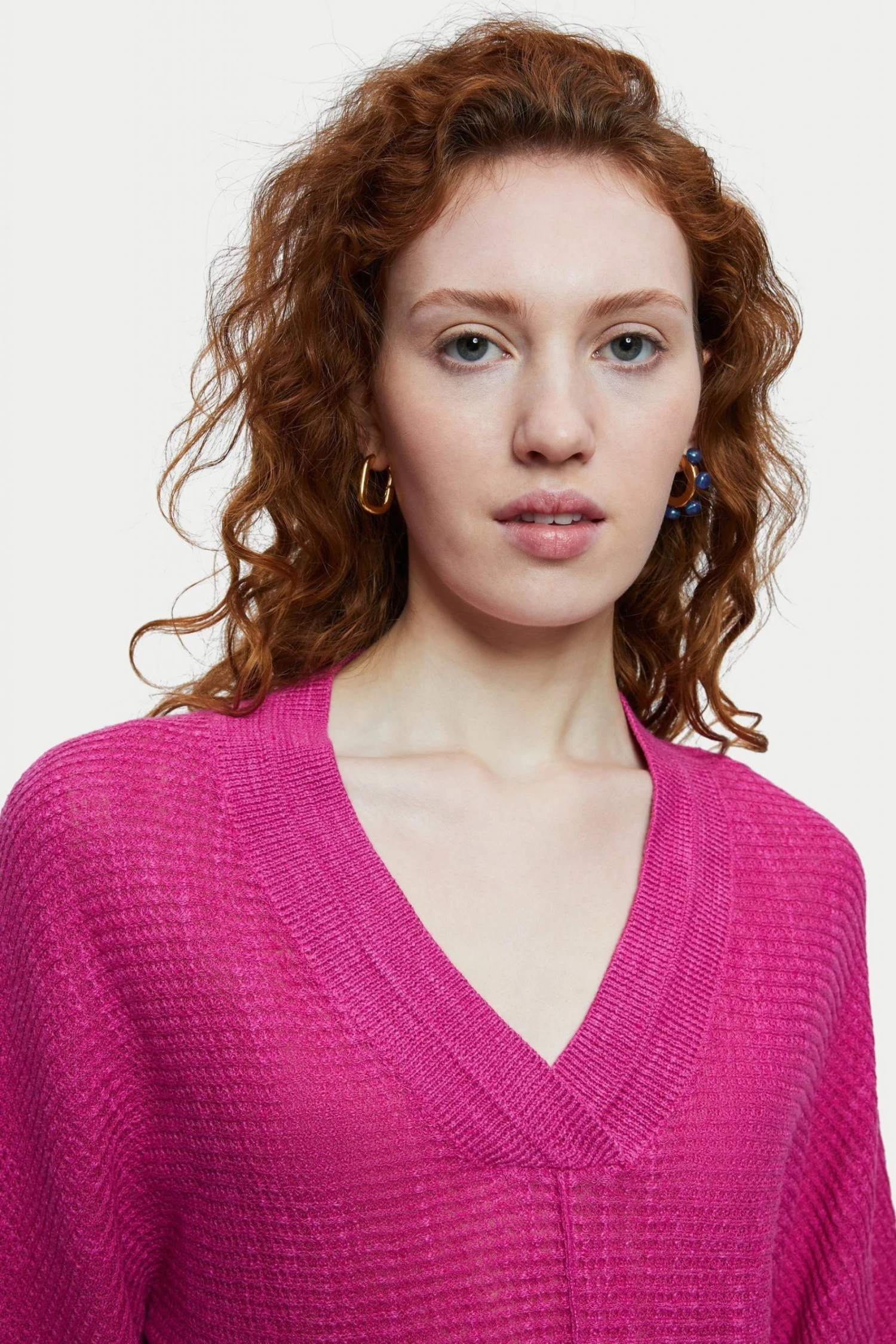 Jigsaw Pink Linen Cotton Slouchy Jumper 4 Jigsaw Pink Linen Cotton Slouchy Jumper - Image 4