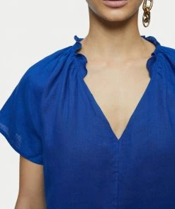 Jigsaw Blue Linen Ruffle Top -Jigsaw Sales Shop unnamed file 1073 scaled
