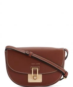 Jigsaw Brown Denbigh Leather Crossbody Bag