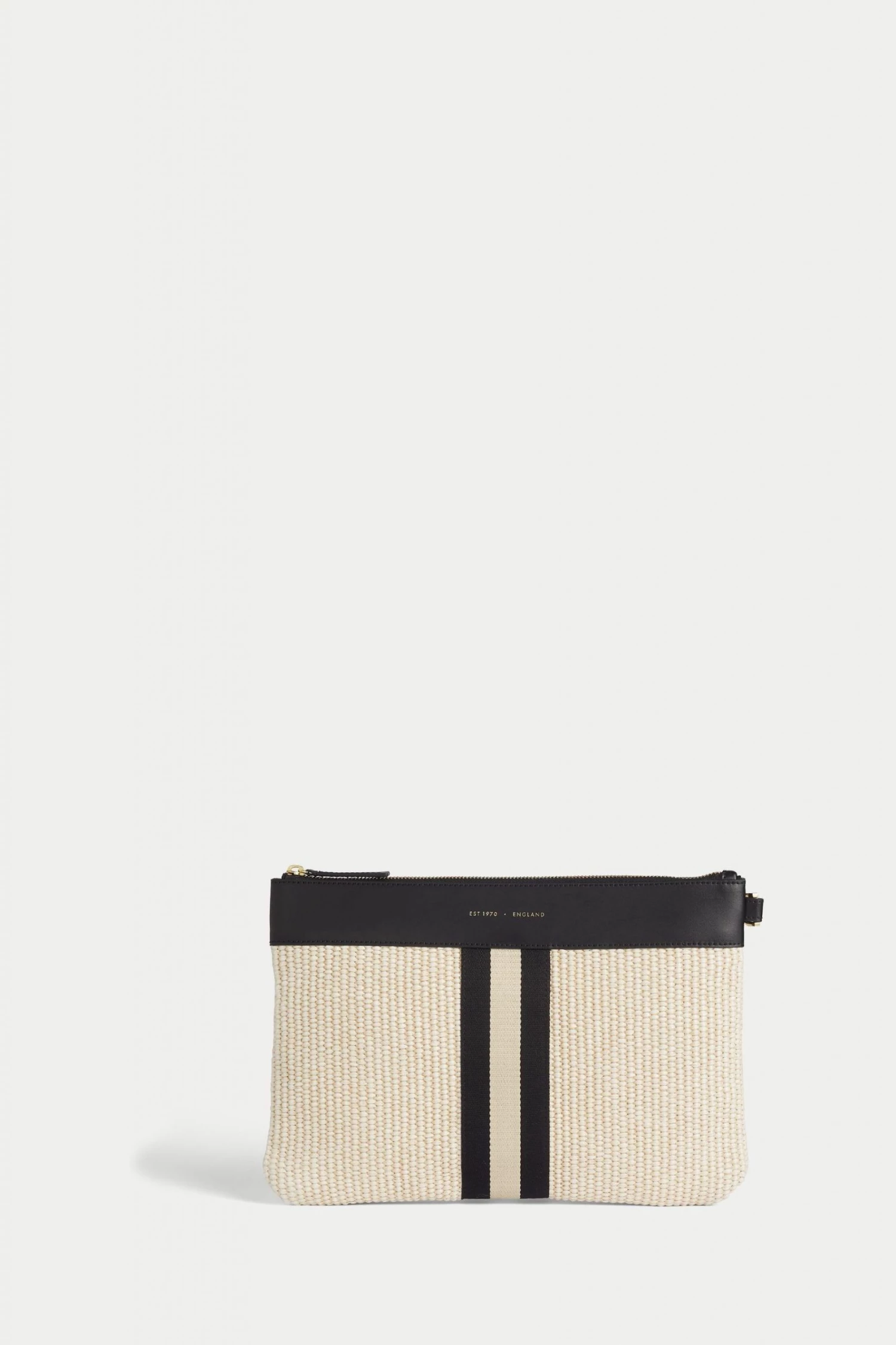 Jigsaw Ainsley Cream Jute Pouch 1 Jigsaw Ainsley Cream Jute Pouch