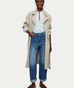 Jigsaw Blue Cotton Stripe Broderie Shirt -Jigsaw Sales Shop unnamed file 1129 scaled