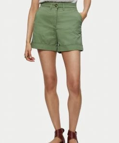 Jigsaw Green Chino Shorts