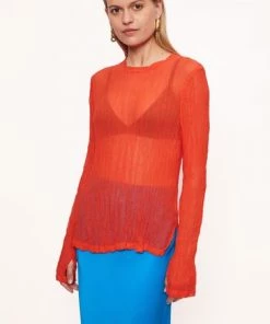 Jigsaw Orange Viscose Crinkled Top 5 Jigsaw Orange Viscose Crinkled Top -Jigsaw Sales Shop unnamed file 1168
