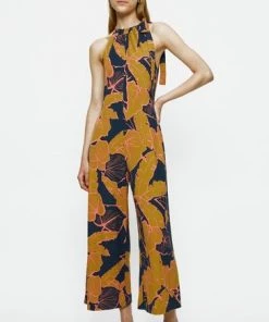 Jigsaw Orange Palm Leaf Jersey Jumpsuit 5 Jigsaw Orange Palm Leaf Jersey Jumpsuit -Jigsaw Sales Shop unnamed file 1171