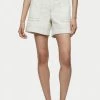 Jigsaw Cream Patch Pockets Shorts