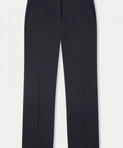 Jigsaw Black Fluid Twill Palmer Trousers -Jigsaw Sales Shop unnamed file 118