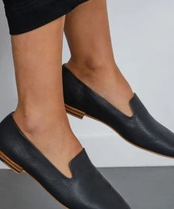 Jigsaw Jane Black Soft Leather Loafers -Jigsaw Sales Shop unnamed file 1184 scaled