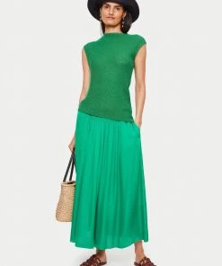 Jigsaw Green Pure Linen Slanted Rib Tank -Jigsaw Sales Shop unnamed file 1193 scaled