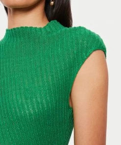 Jigsaw Green Pure Linen Slanted Rib Tank -Jigsaw Sales Shop unnamed file 1194 scaled