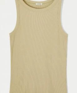 Jigsaw Green Organic Cotton Ribbed Tank -Jigsaw Sales Shop unnamed file 1210 scaled