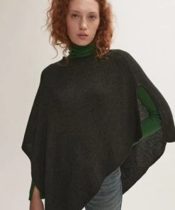 Jigsaw Grey Wool Cashmere Open Poncho -Jigsaw Sales Shop unnamed file 1238