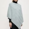 Jigsaw Grey Cashmere Poncho