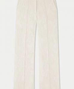 Jigsaw Cream Linen Cotton Hale Trousers -Jigsaw Sales Shop unnamed file 141