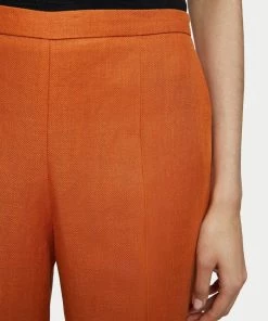 Jigsaw Orange Linen Herringbone Palazzo -Jigsaw Sales Shop unnamed file 152 scaled