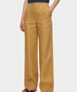 Jigsaw Sales Shop 25 Jigsaw Natural Linen Cross Dye Trousers
