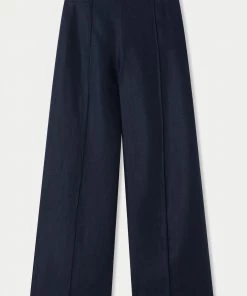 Jigsaw Blue Linen Herringbone Palazzo -Jigsaw Sales Shop unnamed file 171 scaled