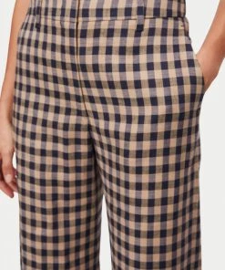 Jigsaw Blue Linen Checked Dale Trousers -Jigsaw Sales Shop unnamed file 175 scaled
