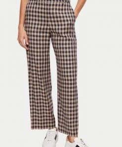 Jigsaw Blue Linen Checked Dale Trousers -Jigsaw Sales Shop unnamed file 177