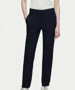 Jigsaw Blue Crosshatch Palmer Trousers
