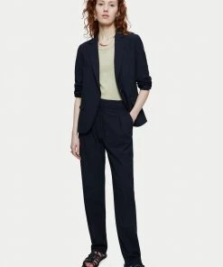 Jigsaw Blue Crosshatch Logan Trousers -Jigsaw Sales Shop unnamed file 186 scaled
