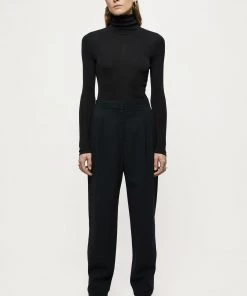 Jigsaw Black Chaplin Fluid Twill Trousers -Jigsaw Sales Shop unnamed file 191 scaled