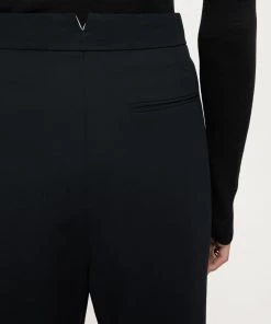 Jigsaw Black Chaplin Fluid Twill Trousers -Jigsaw Sales Shop unnamed file 192 scaled