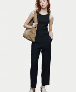 Jigsaw Blue Nevis Wool Twill Trousers -Jigsaw Sales Shop unnamed file 197 scaled