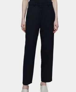 Jigsaw Blue Nevis Wool Twill Trousers -Jigsaw Sales Shop unnamed file 199