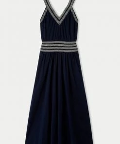 Jigsaw Blue Contrast Smocked Sun Dress 13 Jigsaw Blue Contrast Smocked Sun Dress -Jigsaw Sales Shop unnamed file 242