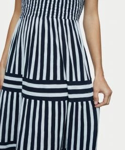 Jigsaw Cotton Slub Stripe Smocked Sun Dress -Jigsaw Sales Shop unnamed file 246 scaled
