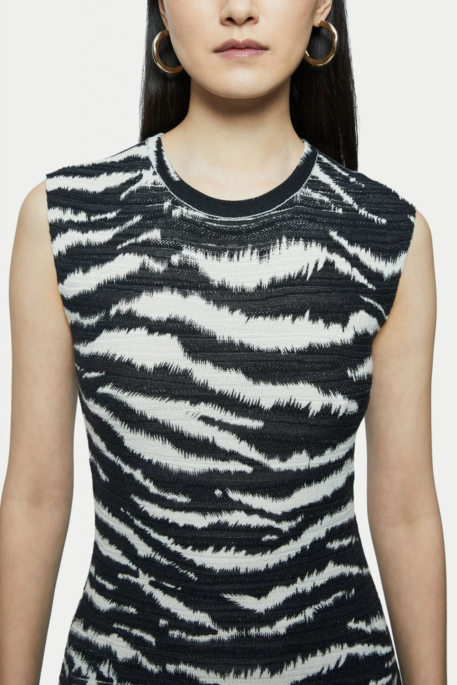 Jigsaw Zebra Print Knitted Dress 5 Jigsaw Zebra Print Knitted Dress - Image 5