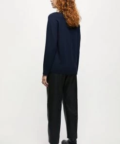 Jigsaw Blue Merino V-Neck Slouchy Jumper -Jigsaw Sales Shop unnamed file 276 scaled