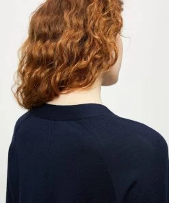 Jigsaw Blue Merino V-Neck Slouchy Jumper -Jigsaw Sales Shop unnamed file 278 scaled