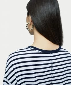 Jigsaw Blue Cotton Slub Stripe Long Sleeve Boyfriend T-Shirt 9 Jigsaw Blue Cotton Slub Stripe Long Sleeve Boyfriend T-Shirt -Jigsaw Sales Shop unnamed file 30 scaled