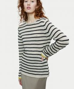 Jigsaw Grey Linen Stripe Tipped Jumper 9 Jigsaw Grey Linen Stripe Tipped Jumper -Jigsaw Sales Shop unnamed file 310