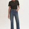 Jigsaw Lea Straight Leg Crop Blue Jeans