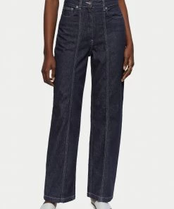 Jigsaw Blue Tailored Loose Leg Jeans