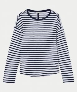 Jigsaw Blue Cotton Slub Stripe Long Sleeve Boyfriend T-Shirt 12 Jigsaw Blue Cotton Slub Stripe Long Sleeve Boyfriend T-Shirt -Jigsaw Sales Shop unnamed file 33 scaled