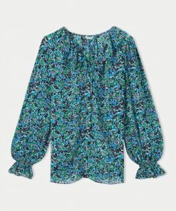 Jigsaw Blue Vintage Poppy Crinkle Top -Jigsaw Sales Shop unnamed file 404 scaled