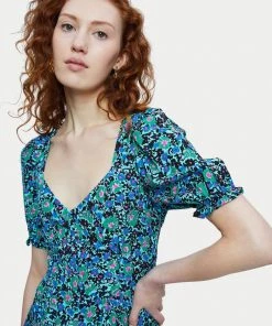 Jigsaw Blue Vintage Poppy Tea Dress -Jigsaw Sales Shop unnamed file 414 scaled