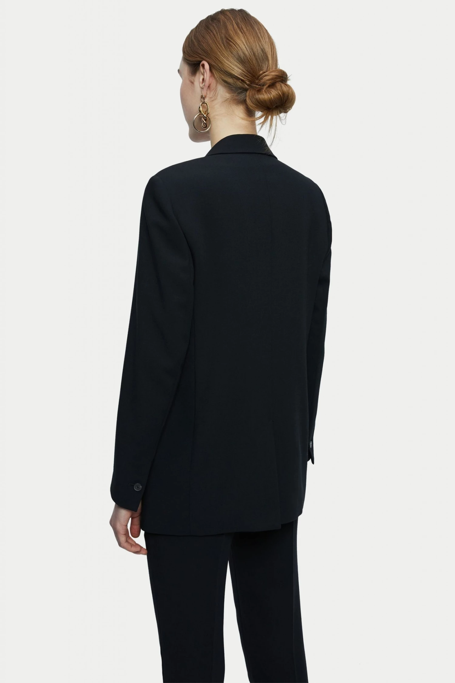 Jigsaw Black Fluid Twill Knox Blazer 2 Jigsaw Black Fluid Twill Knox Blazer - Image 2